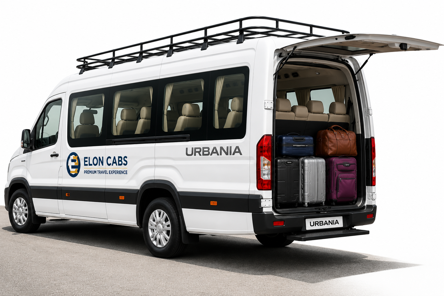 Force Urbania Group Travel Bangalore - Elon Cabs Service