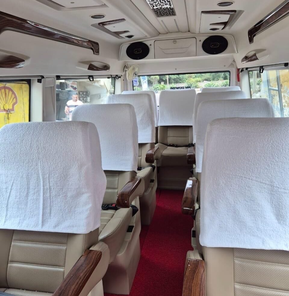 12 Seater Tempo Traveller Bangalore - Elon Cabs Service