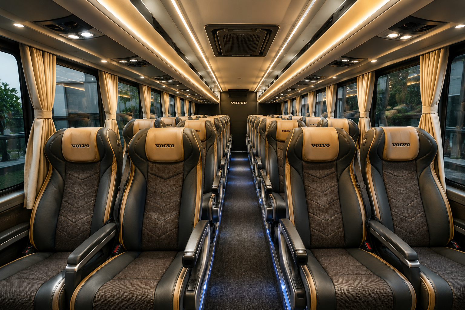 Premium Bus Rental Bangalore - Elon Cabs Service